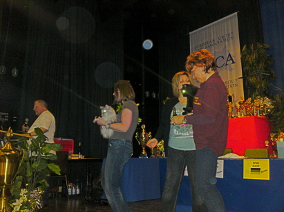 Emily bei der Siegerehrung Emily bei der Siegerehrung